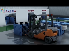 Automatisch nat gietend de voederproductielijn van de doseerapparaatmachine het Bedekken Blok