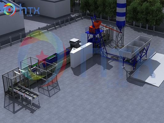De kunstmatige het Comité van de Steen Concrete Muur Productielijn van MachineBouwmaterialen