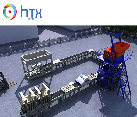 Muur van de bouw de de Automatische Geprefabriceerde Concrete Machine en Productielijn van de Vloertegel