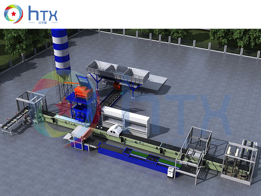 de Bestratingsblok die van 600-800m2/H 37.6kw het Bladuitdrijving maken van de Machinevloer