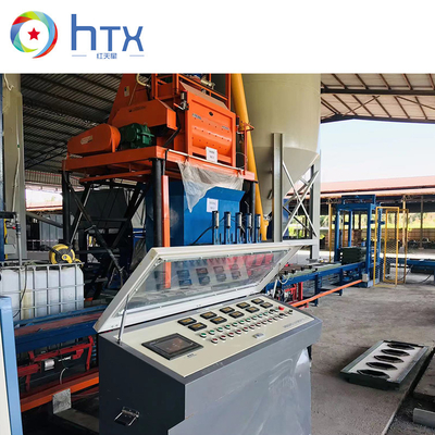 800-1000m2 automatische Holle Blokmachine, Productielijn van het de Pallet Concrete Blok van 12.7KW de Plastic