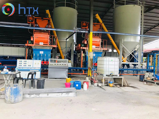 Prefabriceer 3D Muurcomité het Vernisje Concrete Gietende Machine van de Productielijn Kunstmatige Steen