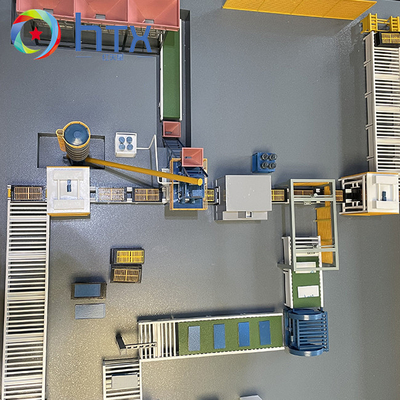 Aangepaste natte gegoten machines cement kunststeen productielijn