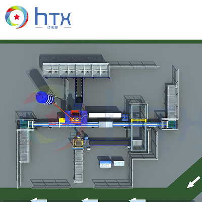 Kunstmatig de Steenvernisje die van de Steen Automatisch Productielijn Machine maken