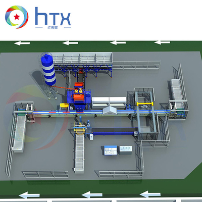 Water het Doseren Machine Kunstmatige Stenen die Productielijnbetonmolen maken die Machine maken
