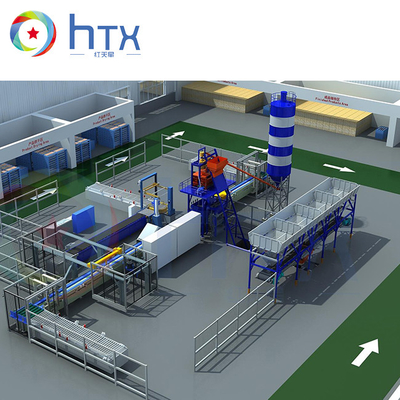 Hoge Precisie Natte Gegoten Betonmolen die tot Machine maken Kunstmatig het Cement van de Steenproductie het Doseren Systeem