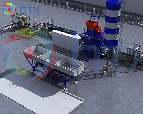 Plastic de Betonmolenproductielijn 7000*1000*1800mm van hoge Machts Natte Gegoten Machines PLC Controle
