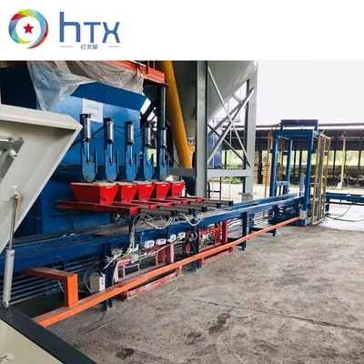 Automatische 37.6KW-die de Natte Productielijn van de het Vernisjesteen van de Doseerapparaatmachine gietbeton