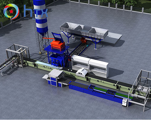 Betondoseringssysteem Machine voor het vervaardigen van kunststeen met meerdere functies