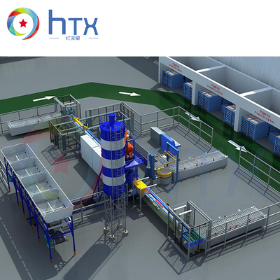 Productielijn voor kunstmatige stenen wandpanelen Multifunction Wet Casting Doser Machine