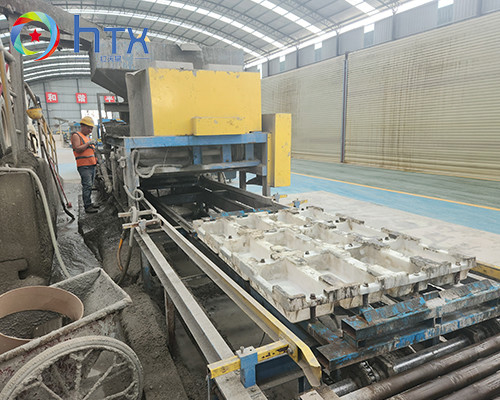 Motor Automatisch nat gegoten doseringssysteem Kerb Stone fabricage machine