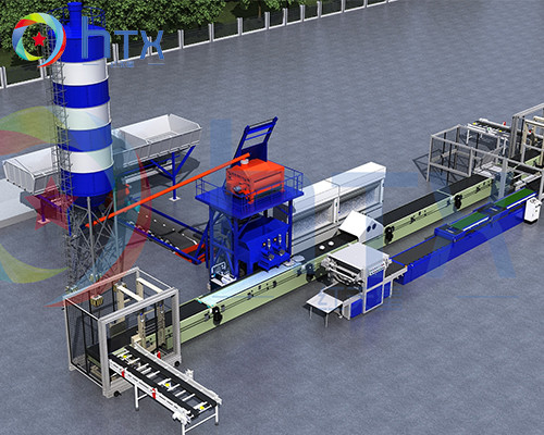 Automatische natgegooide machines aangedreven door motor en PLC-besturingssysteem