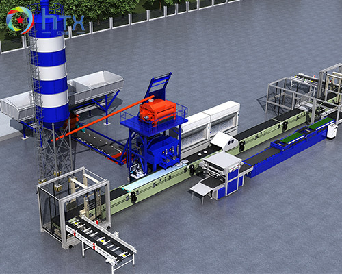 Automatische betonnen pavelblokmachine Betonnen gietmachine