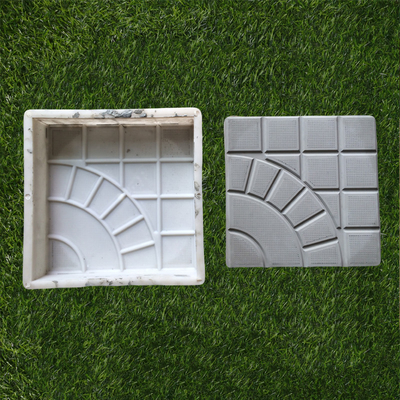 De plastic Rubberbetonmolenvorm, verbindt de Concrete Vorm van de Cementweg met elkaar