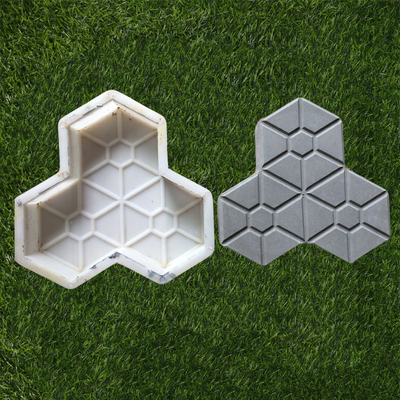 De plastic Rubberbetonmolenvorm, verbindt de Concrete Vorm van de Cementweg met elkaar