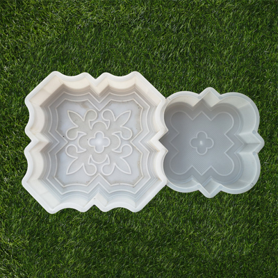 Rubber Plastic de Betonmolenvorm 25*25*4.5cm van weg Met elkaar verbindende Tegels Grootte