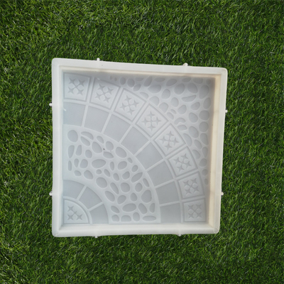 Rubber Plastic de Betonmolenvorm 25*25*4.5cm van weg Met elkaar verbindende Tegels Grootte