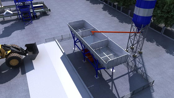 Kwantitatieve het Voeden Concrete het Doseren Machine
