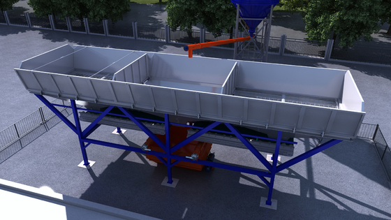 De automatische Concrete het Doseren Productielijn van de Machine12.7kw Kunstmatige Steen