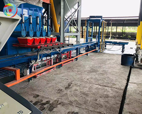 PLC Full Auto Betonmolenblok die Machine voor Kunstmatige Steenproductregel maken
