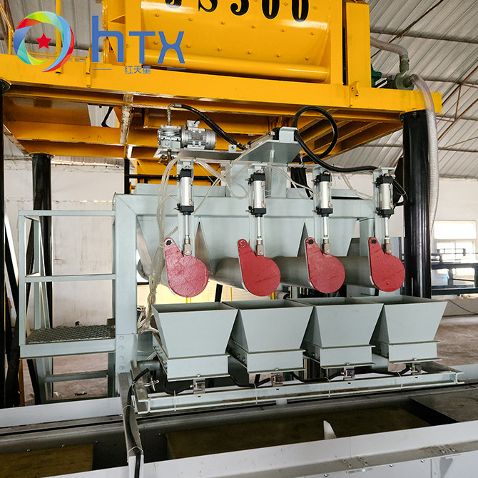 De automatische Natte Beton Gegoten het Doseren Productielijn van de Machine Kunstmatige Steen met Demoulding