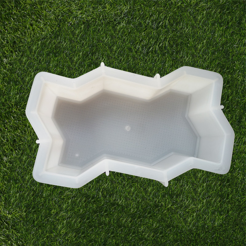 Rubber Plastic de Betonmolenvorm 25*25*4.5cm van weg Met elkaar verbindende Tegels Grootte